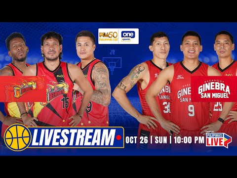 LIVE: SAN MIGUEL vs. BRGY. GINEBRA | PBA SEASON 50 PHILIPPINE CUP | October 26, 2025
