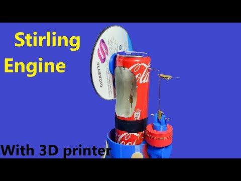 How to Make a Stirling Engine - an Easy & Fun project!