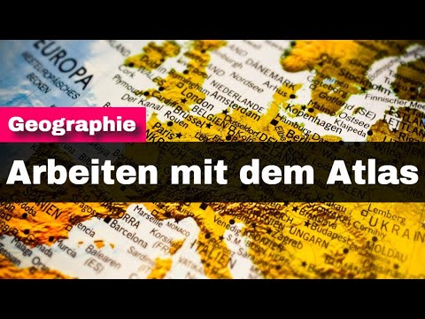 Atlas work - Working with an atlas - Geography - Earth science