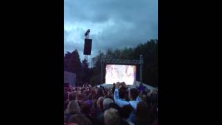 Jessie J performing Rainbow LIVE at Warwick Castle