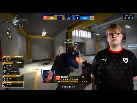 jimpphat first match in IEM Cologne looking funny
