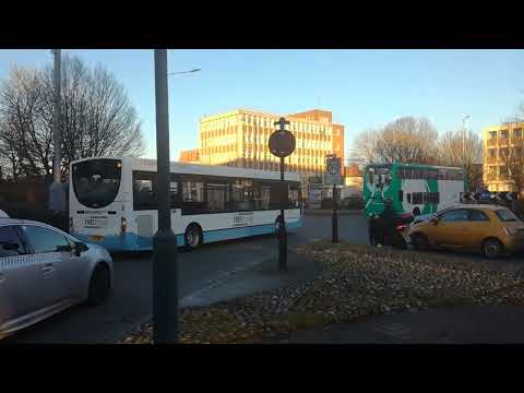 YMS Travel E200 departing Canterbury Whitefriars