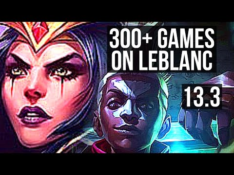 LEBLANC vs EKKO (MID) | 6/0/4, 2.3M mastery, Rank 7 LeBlanc, 300+ games | TR Grandmaster | 13.3