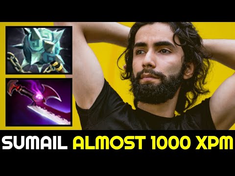 SUMAIL Almost 1000 XPM with First Item Gleipnir Nature's Prophet Dota 2