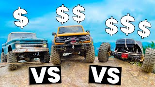 TRX4 vs LCG vs GMade (RC Crawler Comparison)