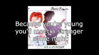 Because You&#39;re Young | David Bowie + Lyrics
