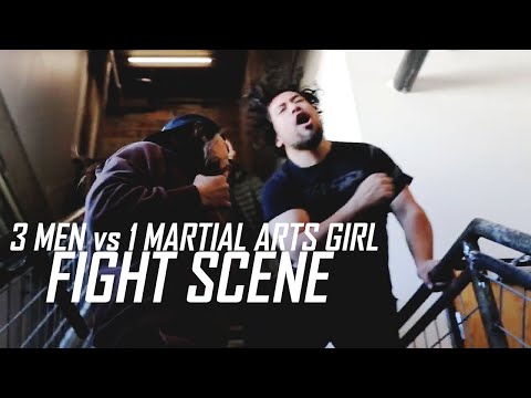 3 MEN vs 1 MARTIAL ARTS GIRL