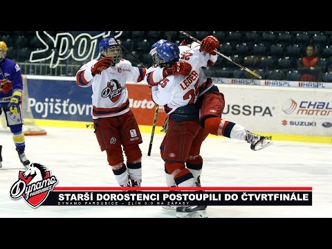 Starší dorostenci přejeli Zlín 3:0 a postoupili do čtvrtfinále play off!