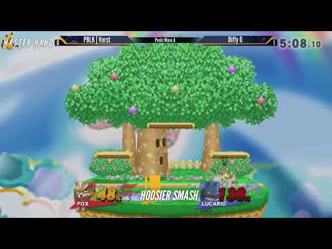 MHM 3-18 [Wii U] - PBLK | Vorst (Fox) vs Diffy Q (Lucario) - Pools Wave A