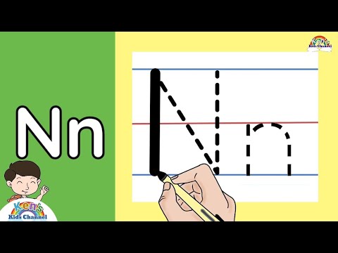 Write the Letter Nn | Alphabet Writing for Children