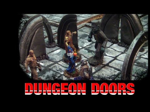Make Dungeon Doors out of Buttwipe Containers
