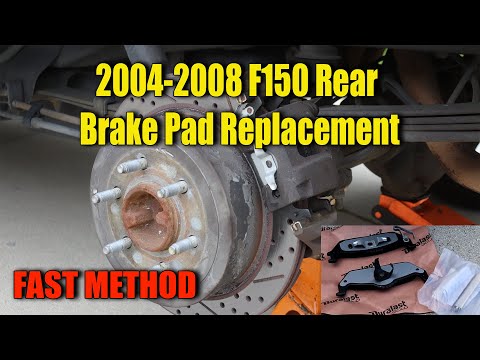 2004-2008 F150 Rear Brake Pad/Rotor Replacement FAST METHOD *Tutorial DIY*
