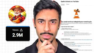 O motivo real de eu ter perdido a monetização em um canal com mais de 2 milhões de views