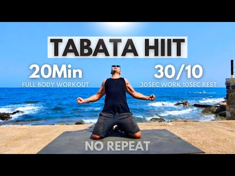 Tabata HIIT 20Min Full Body WORKOUT / Tabata 30/10 / No Equipment