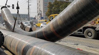 Loading and Shipping Out Dredge Hoses (Self-Floating Dredging Hose) - Discharge & Dredging