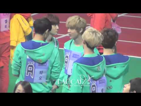 130128 MBC IDOL STAR OLYMPICS (Focus on EXO / ChanBaek moment)