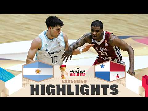 Argentina 🇦🇷 v Panama 🇵🇦 | Extended Highlights | FIBA Basketball World Cup 2027 Americas Qualif.