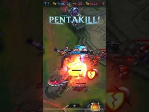 Wildrift Pentakill tristana spell #gaming #shorts #pentakill