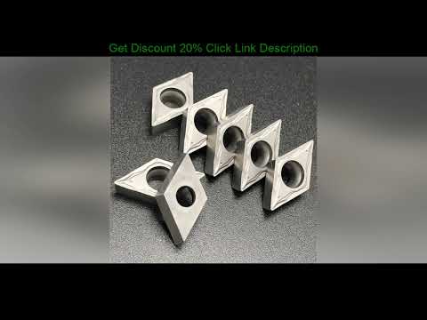 Review 20PCS DCMT11T304 FG cermet turning tool carbide insert steel processing polishing blade DCMT