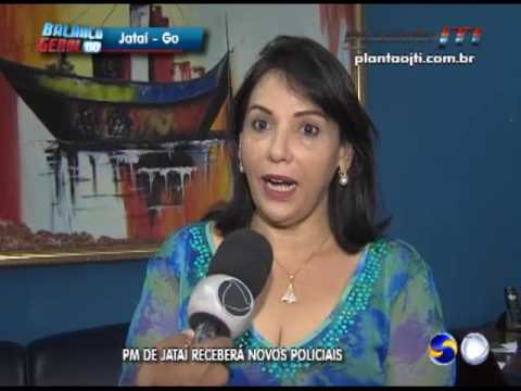 PM de Jataí recebera novos policiais.