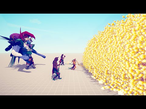 FOREST PROTECTORS + GIANT PARAGON vs EVERY GOD - Totally Accurate Battle Simulator TABS