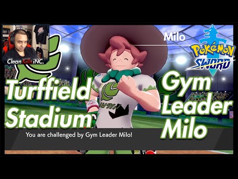 Pokemon Sword and Shield - Turffield Gym - Gym Leader Milo - Mission & Walkthrough