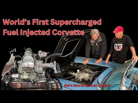 La première Corvette Rochester à injection de carburant suralimentée au monde. La merveille d'ing...