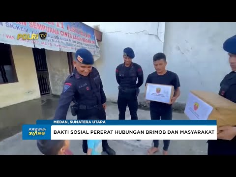 BRIMOB POLDA SUMUT GELAR BAKTI SOSIAL ''PEDULI SESAMA''