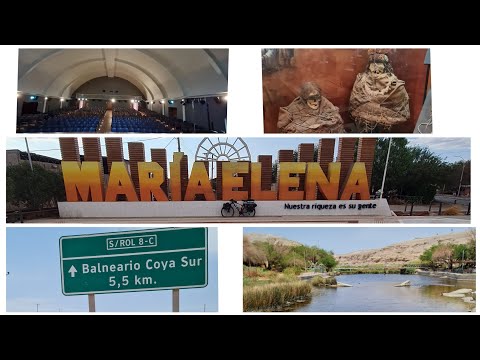 3.- Oficina Salitrera Maria Elena , Balneario Coya Sur , al pedal desde Antofagasta