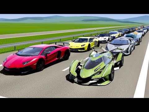 Lamborghini V12 Concept GT vs Lamborghini Hypercars - Autobahn