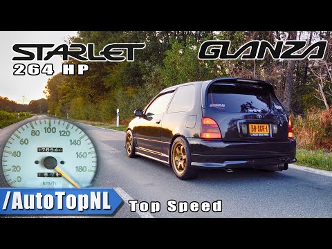 264HP Toyota Starlet Glanza BIG TURBO 100-200km/h DRAGY GPS by AutoTopNL
