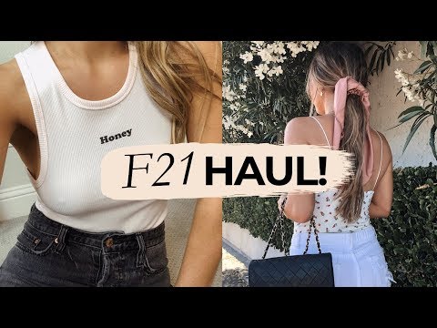 FOREVER 21 TRY-ON HAUL 2018! JULIA HAVENS Video