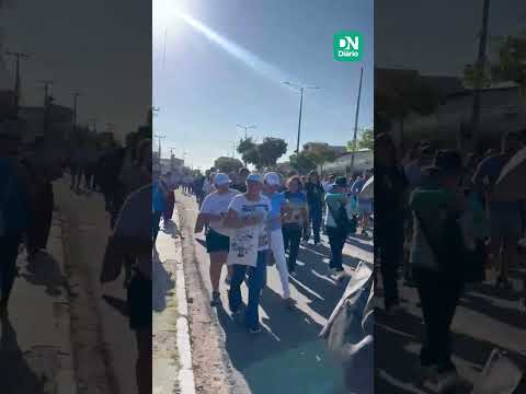 Caminhada com Maria reúne multidão de fiéis e percorre 11 km em Fortaleza; veja imagens