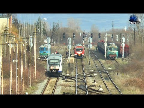 Trenuri pe Magistrala 300 in Alesd/Trains on Line 300 in Alesd - 30 March 2018