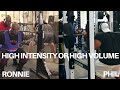 WHAT IS BEST FOR BUILDING MUSCLE? HIGH INTENSITY OR HIGH VOLUME?