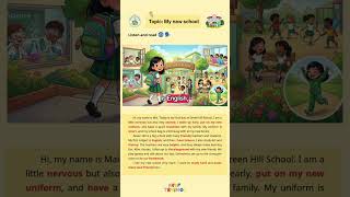 My New School | English Story | Luyện đọc cùng Tiếng Anh Ms Nga