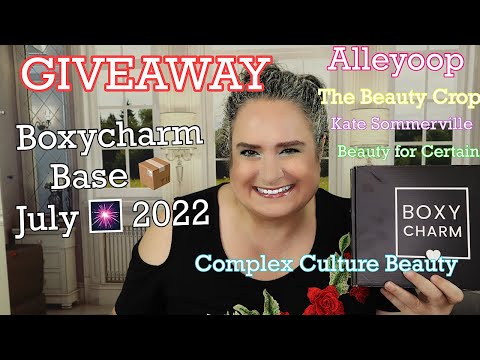 Boxycharm Beauty GIVEAWAY and review of the Boxycharm, Base 🎆 July 🎆 2022 | BeautyAmaB