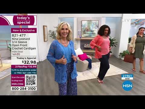 HSN | Nina Leonard Fashions 03.02.2023 - 07 PM