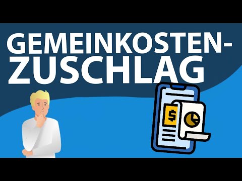 #Gemeinkostenzuschlag berechnen - Einfach erklärt mit Beispiel
