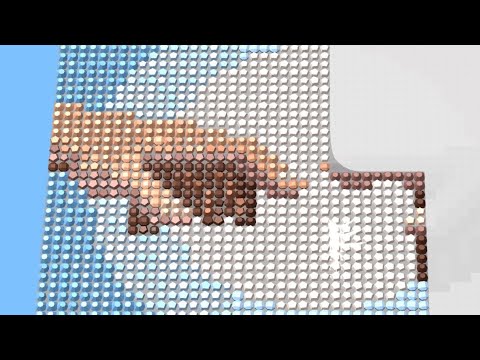 Satisfying and relaxing ASMR Mobile Games - Diamond Painting ASMR Coloring - YouTube