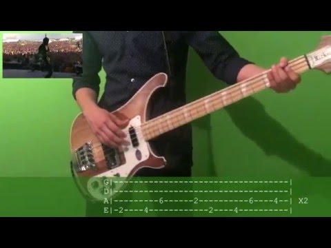 twenty one pilots Ride Bass Cover with tab
