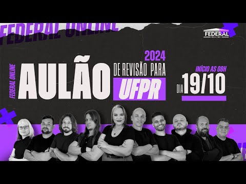 AULÃO DE REVISÃO - Vestibular UFPR