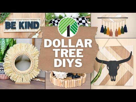 Neutral Dollar Tree DIYs  🖤  DIY Boho Decor