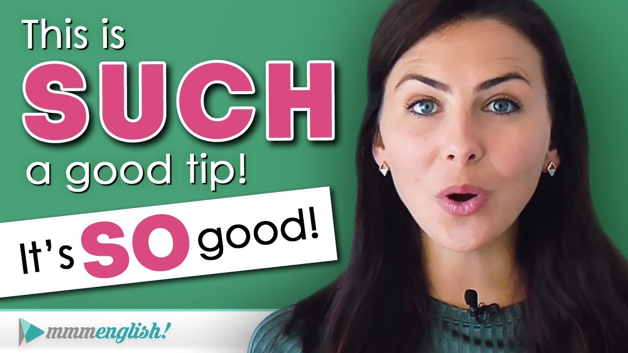 How To Use SO & SUCH | Add Emphasis in English!