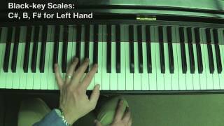 Scales • Black-key for Left Hand