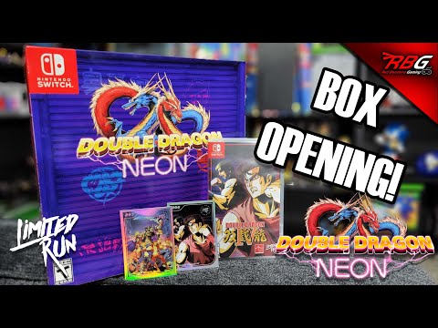 Unboxing Limited Run Double Dragon Neon Classic Edition & Double Dragon IV Standard Edition