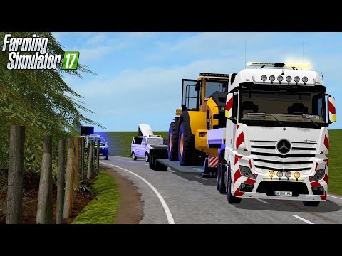 LS 17 - Schwertransport eines XXL Radladers - #ConstructionX 23