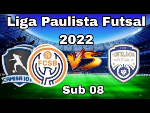 Camisa 10 x Hortolandia - Sub 08 / Liga Paulista Futsal 2022.