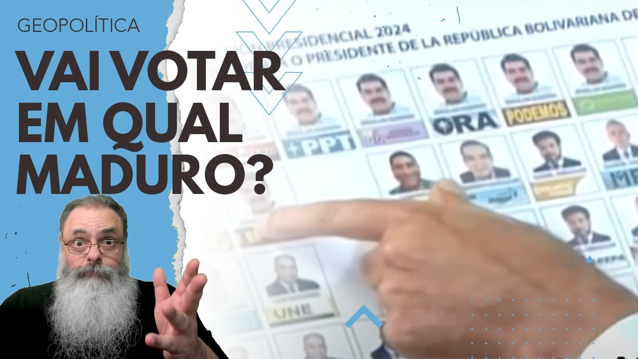 MADURO enjambra a CÉDULA ELEITORAL: POR QUE DITADORES precisam DISSO, se VÃO FRAUDAR tudo no FINAL?