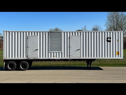 Used Cummins DFLC KTA50-G3 Diesel Generator, 41 Hrs, 1250 KW, CSDG #4083